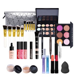 28-Piece Make-Up Gift Set, Professional Cosmetic Makeup Set with Eyeshadow Lip Gloss Blush Concealer etc., Multifunctional Cosmetic Products Set for Teenage Girls Women #2
