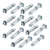 sourcingmap 15pcs M4x38mm Expansion Bolt Sleeve Anchor for 10mm-16mm Hollow