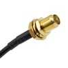 CABLEPELADO 2m SMA Coaxial Cable Black Male to Female Wi-Fi