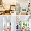Slochi 4Pack 6.5Inch Flush Mount LED Ceiling Light Fixture White,