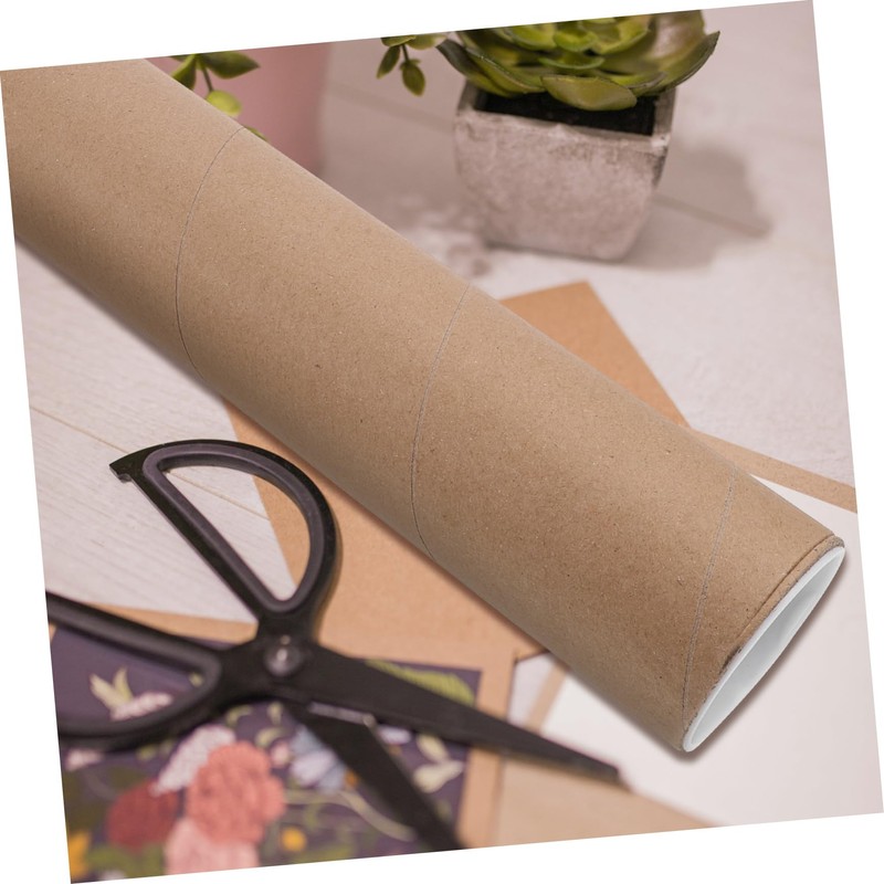 Operitacx Paper Tube Blank Paper Tube for DIY Arts for