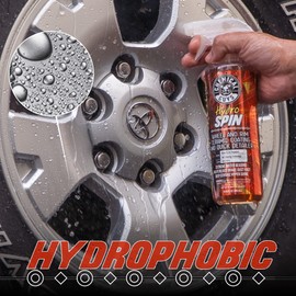 Chemical Guys HydroSpin Wheel & Rim Ceramic Coating and Quick Detailer Spray - 16 oz Spray Protects Wheels, Rims & Brake Parts with Hydrophobic Ceramic Shine - Safe for Cars, Trucks, SUVs, Motorcycles