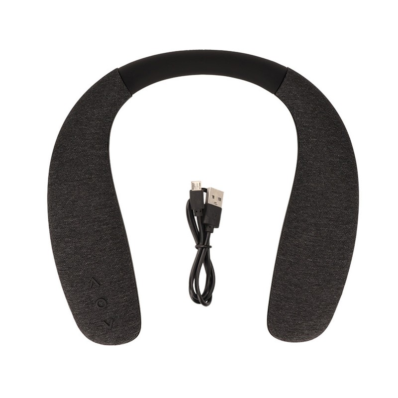 Bluetooth Neckband Speaker Stereo Noise Cancelling Hands Free Wireless Wearable