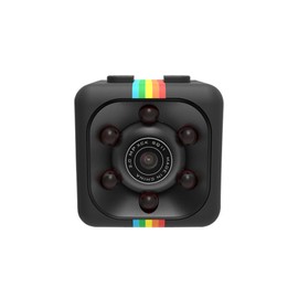 Mini Action Camera Infrared Night Vision Camera Surveillance Small Security Camera for Home Common Definition 960p Black