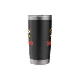 Maryland State Flag, Maryland State Blue Crab Flag Stainless Steel Insulated Tumbler