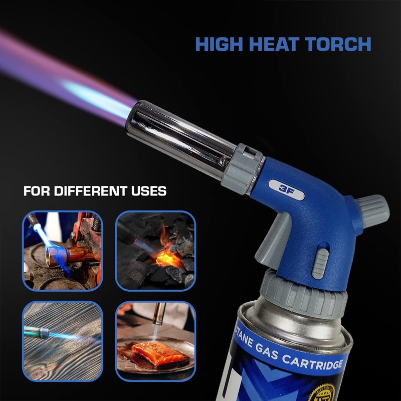 3F Culinary Professional Torch Cooking Torch Baking Searing Campfires Charcoal