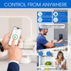 SIANNHOA Keyless Entry Door Lock-Smart Lock with Fingerprint Sensor, Keypad,
