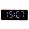 Alarm Clock Bluetooth Speaker Distortion Free USB Charging Mirror Display