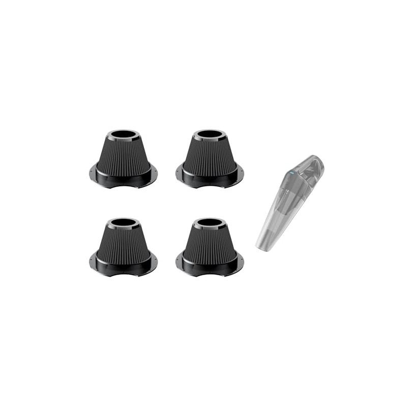 Pemacom Handheld Vacuum Filter 4-Pack - HEPA Replacement Filters, Washable