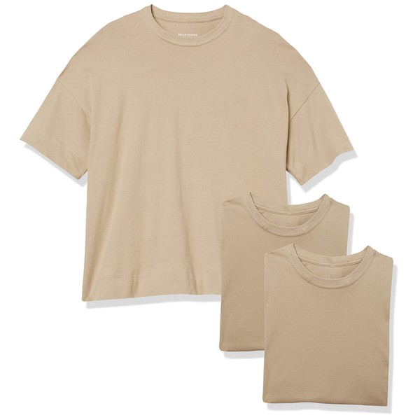 Bella Canvas Mens Oversized Tee T Shirt, Driftwood, Large US