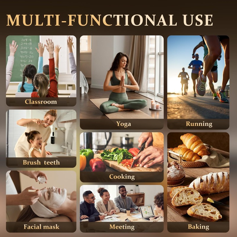 6 Pack Digital Kitchen Timer Small Classroom Timers for Kids