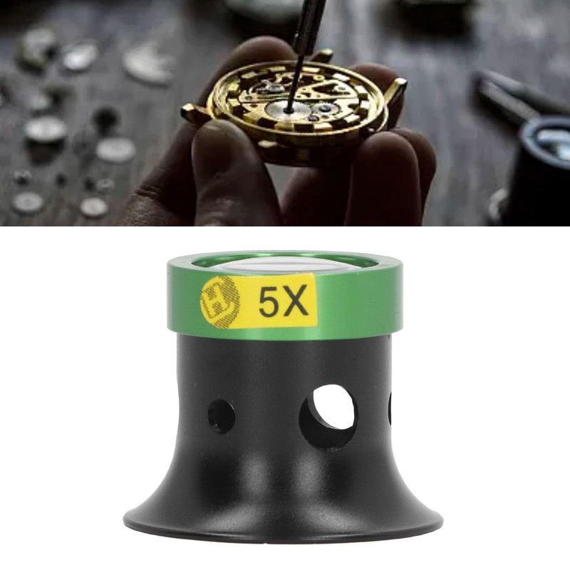 Jewelers Loupe Portable Optical Magnifier Watch Jewelry Experimental Repair Tool