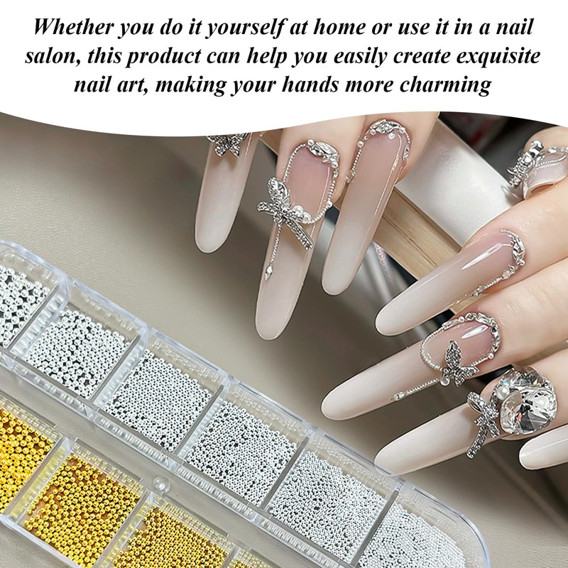 3 Boxes Nail Art Jewellery Set and 1 Magnetic Pen,