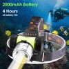 X.store Underwater 262ft Waterproof Scuba Diving Light LED Headlamp Headlight