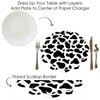 Big Dot of Happiness Cow Print - Farm Animal Party