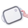 Cheer Collection Collapsible Cutting Board - Silicone Foldable Cutting Board