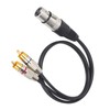 Y Splitter Breakout Cable XLR Female to Male Convert EMI/RFI