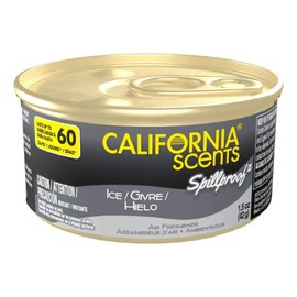 California Scents Ice Ambientador Premium Orgánico, Kit de 3 Piezas, Aluminio Reciclable, Duración 60 Días, Fórmula Sin Derrames