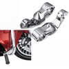 XFMT 1 1/4" 32mm Chrome Short Angled Adjustable Highway Foot