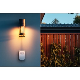 Miratic Twilight Switch Outdoor High-Quality Twilight Switch Outdoor Light Ideal for Outdoor Lighting Twilight Sensor Outdoor Protection Class IP44 1200 W