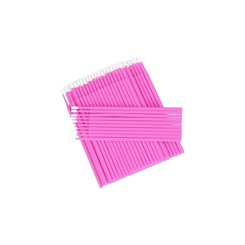 100 Microcepillos Aplicadores, Microcepillos Para Pestañas, Cepillos Desechables Para Extensiones