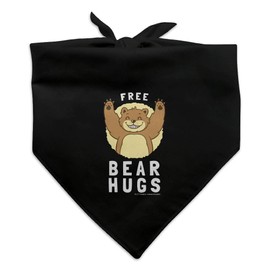 GRAPHICS & MORE Free Bear Hugs Funny Humor Dog Pet Bandana