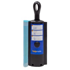 8 inch Squeegee with 15 inch Extension Handle - Folding Compact Glass Cleaner for Windows Windshields Mirrors HM9038