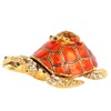 Shiny Diamonds Tortoise Decoration Tortoise Statue Metal Crafts Home Decor
