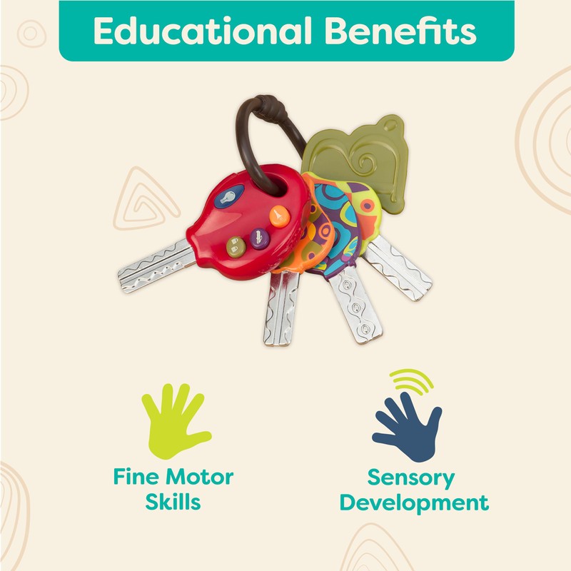 B. toys – LucKeys – Pretend Play Keys – 4