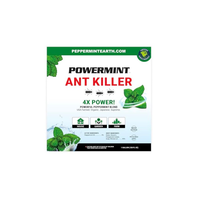 Powermint Peppermint Oil Ant Killer Spray (1 Gallon)