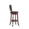 Boraam Augusta Bar Height Swivel Stool, 29-Inch, Cherry