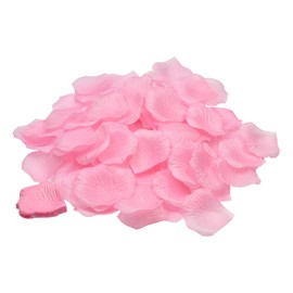 Creativery Pack of 100 Rose Petals (Pink 148) // Rose Petals Scatter Decoration Flowers Leaves Table Top Wedding Party