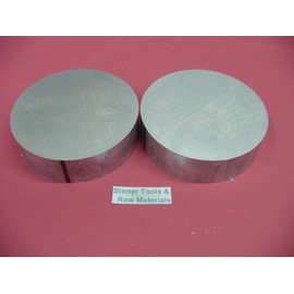 2 Pieces 4" Aluminum 6061 Round BAR Rod .75" Long 4.00"OD New Lathe Solid Stock