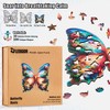 LEOGOR Wooden Puzzles for Adults - Butterfly Oasis - (200
