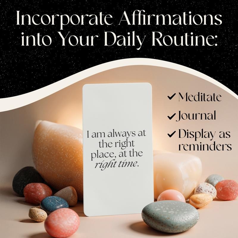 TangoBird Miracle Mantras Affirmation Deck - 60 Cards for Manifestation