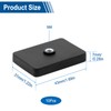 JOJOCY 10 PCS Square Rubber Coated Magnets, Anti-Scratch Neodymium Magnetic