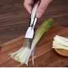 Stainless Steel Onion and Leek Slicer - 5 Blade Vegetable