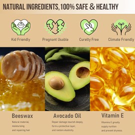 Hair Wax Stick for Flyaways – Slick Back Hair Stick Wax for Women & Kids | Lightweight, Non-Greasy Hair Gel Stick for Sleek & Smooth Styles 2.7Oz (Pack of 1)