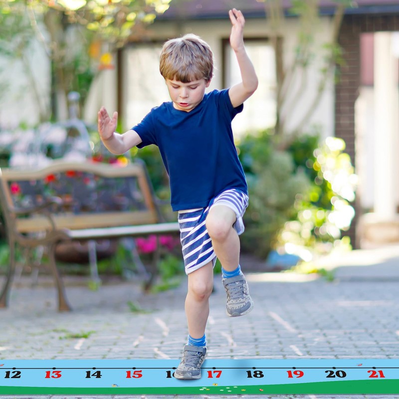 Nuanchu 2 Pcs Kids Number Line Mats 0-30 31-60 Number