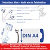 Shower Head with Hose, 175 cm, Extra Strong, Anti-Limescale Premium