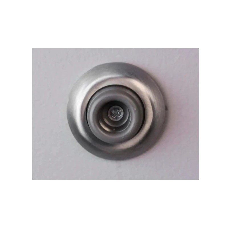 Everbilt Satin Chrome Commercial Grade Wall Door Stopper Wall Protector