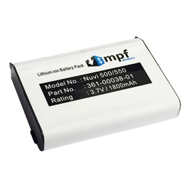 010-11143-00, 361-00038-01 Battery for Garmin Nuvi 500, Nuvi 510, Nuvi 550, Zumo 220, Zumo 600, Zumo 650, Zumo 660, Zumo 660LM, Zumo 665, Zumo 665LM, Aera 500, Aera 510, Aera 550, Aera 560 GPS Units