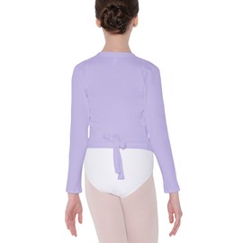 Wear Moi Serenade Girl's Cotton Elasthan Cross Over Top, Lilac, Age 10/12 (COT005LIL10)