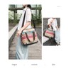 Women's Canvas Handbag Rainbow Design Tote Bag Large Capacity Shoulder