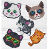 Splat Planet Cat Themed Pixel Art Melty Bead kit Fuse