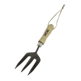 JCB - Solid Forged Hand Fork- Garden Fork Heavy Duty Gardening Tools - for Home Improvement, Digging, Potting Out, Borders, Weeding - Lifetime Warranty