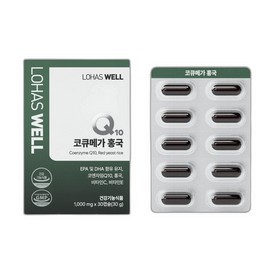 Partner_Reference Lohaswell CoQ10 RtiGomega3 Red Yeast 30 tablets (6) / 로하스웰 코큐텐 알티지오메가3 홍국 30정 6개