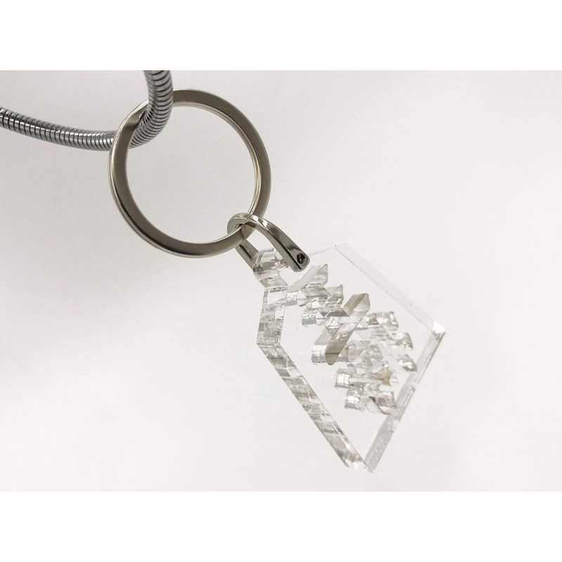 [good stuff] Shogi Key Holder, Osho Acrylic Clear