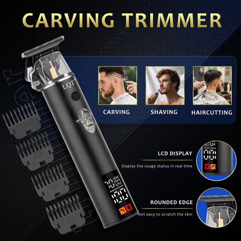 Electric Foil Shaver for Men 3-Piece Grooming Kit with Floating