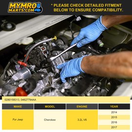 6pcs Fuel Injector 0280158313 04627794AA 4 Holes for Jeep Cherokee 3.2L V6 2014-2017